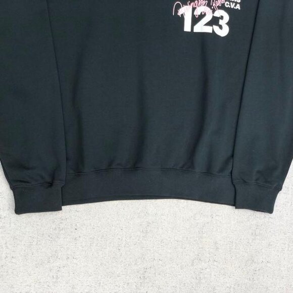 RIVINGTON ROI REBIS Digitally Signed Classic T Shirt Black Long Sleeve - Picture 3 of 6